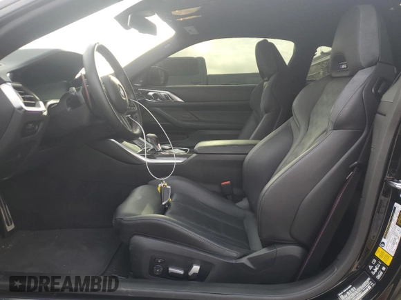 2023 BMW M4 Competition xDrive with VIN WBS43AZ05PCM59611, listed as a Copart auction lot 50389065 with 14,205 mi miles and Salvage title. Bid and sale history available at DreamBid. Image 7.