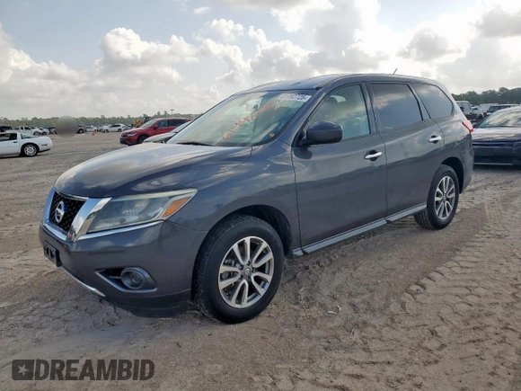2013 Nissan Pathfinder S with VIN 5N1AR2MN1DC603471, listed as a Copart auction lot 61992725 with 126,343 mi miles and Clean title. Bid and sale history available at DreamBid. Image 1.