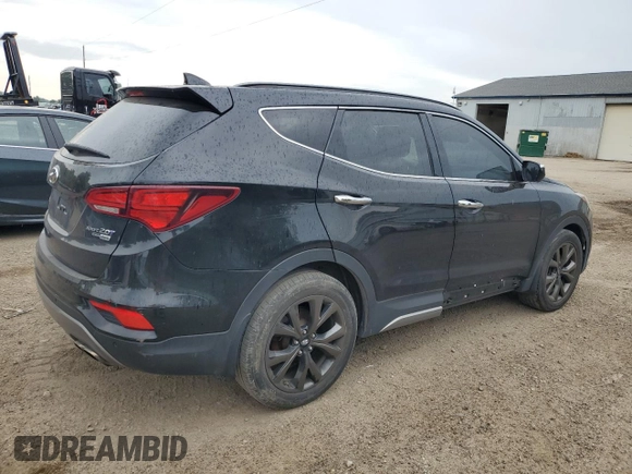 2017 Hyundai Santa Fe Ultimate with VIN 5XYZWDLA2HG450918, listed as a Copart auction lot 64413195 with 130,500 mi miles and Clean title. Bid and sale history available at DreamBid. Image 3.