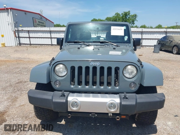 2014 Jeep Wrangler Unlimited Sahara with VIN 1C4BJWEG5EL326980, listed as a IAAI auction lot 42031659 with 116,181 mi miles and . Bid and sale history available at DreamBid. Image 12.