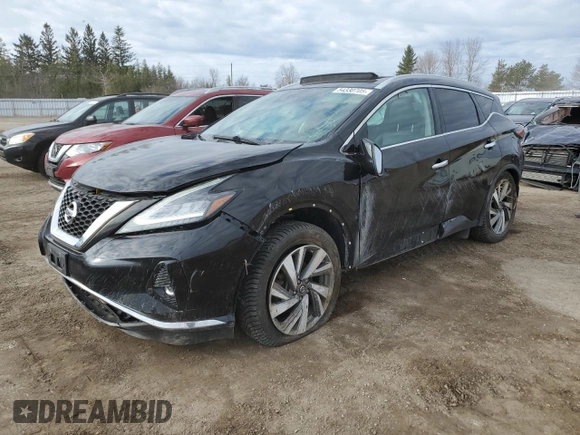 2020 Nissan Murano SL z VIN 5N1AZ2CS8LN102071, wystawiony jako Copart lot #54330705 z przebiegiem 115 000 mil mil oraz Czysty tytuł • Clean title. Historia ofert i sprzedaży dostępna na DreamBid. Obrazek 1.