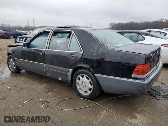 1994 Mercedes-Benz S with VIN WDBGA43E1RA183733, listed as a Copart auction lot 69675834 with Not Provided miles and Salvage Title. Bid and sale history available at DreamBid. Image 2.