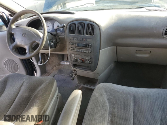 2002 Dodge Caravan with VIN 1B4GP25R42B592214, listed as a Copart auction lot 43773885 with 166,052 mi miles and Salvage title. Bid and sale history available at DreamBid. Image 8.