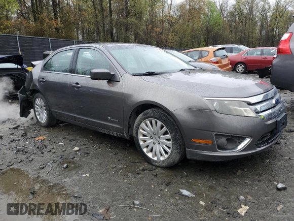 2010 Ford Fusion Hybrid with VIN 3FADP0L3XAR254079, listed as a Copart auction lot 52196855 with 118,015 mi miles and Salvage Title. Bid and sale history available at carsss.com. Image 4.
