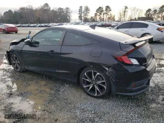 2018 Honda Civic Si Coupe with VIN 2HGFC3A55JH751803, listed as a Copart auction lot 85000374 with 37,236 mi miles and Salvage Title. Bid and sale history available at carsss.com. Image 2.
