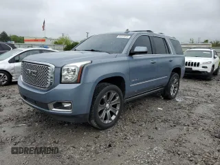 2015 GMC Yukon Denali with VIN 1GKS1CKJ6FR683778, listed as a Copart auction lot 52341915 with 94,024 mi miles and Salvage Title. Bid and sale history available at carsss.com. Image 1.