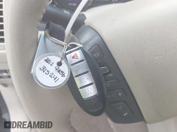 2012 Infiniti QX56 8-passenger with VIN JN8AZ2NCXC9315241, listed as a IAAI auction lot 41958081 with 148,252 mi miles. Bid and sale history available at carsss.com. Image 11.