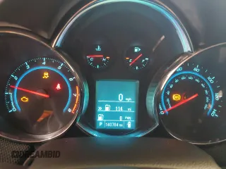 2012 Chevrolet Cruze 2LT with VIN 1G1PG5SC5C7121318, listed as a Copart auction lot 54125925 with 140,764 mi miles and Salvage Title. Bid and sale history available at DreamBid. Image 9.