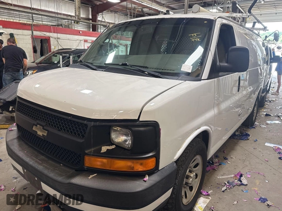 2013 Chevrolet Express Cargo with VIN 1GCSGAFX7D1134745, listed as a IAAI auction lot 42621716 with 44,779 mi miles and . Bid and sale history available at DreamBid. Image 30.