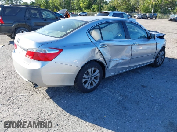 2014 Honda Accord LX with VIN 1HGCR2F37EA074244, listed as a IAAI auction lot 41749915 with 83,916 mi miles and . Bid and sale history available at carsss.com. Image 4.