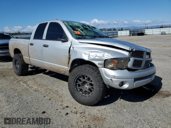 2003 Dodge 1500 ST with VIN 1D7HU18DX3S302088, listed as a Copart auction lot 47854265 with 235,440 mi miles and Salvage Title. Bid and sale history available at carsss.com. Image 4.