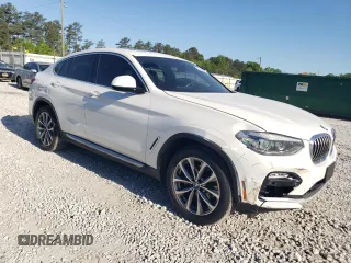 2019 BMW X4 xDrive30i with VIN 5UXUJ3C50KLG55561, listed as a Copart auction lot 53105385 with 73,041 mi miles and Salvage title. Bid and sale history available at DreamBid. Image 4.