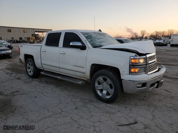 2015 Chevrolet Silverado 1500 LTZ with VIN 3GCUKSEC0FG140371, listed as a Copart auction lot 47808155 with 290,335 mi miles and Salvage Title. Bid and sale history available at carsss.com. Image 4.