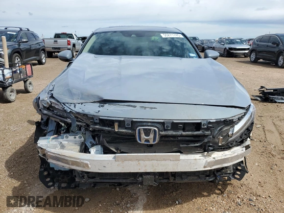 2021 Honda Accord Touring with VIN 1HGCV3F97MA005560, listed as a Copart auction lot 55271745 with 63,443 mi miles and Salvage title. Bid and sale history available at DreamBid. Image 5.