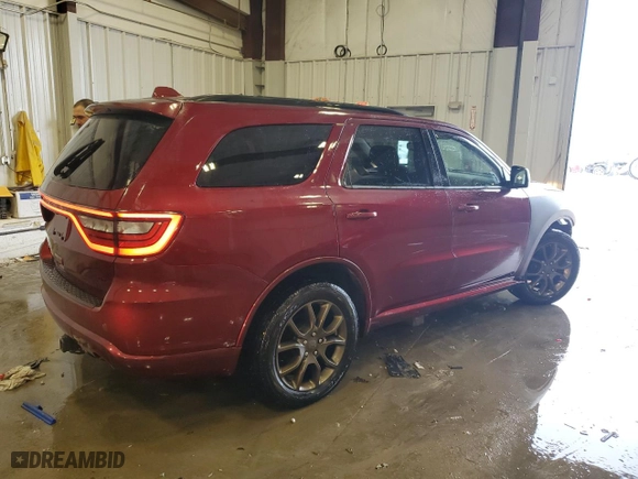 2018 Dodge Durango GT with VIN 1C4RDJDG9JC232749, listed as a Copart auction lot 44446195 with 162,564 mi miles and Salvage Title. Bid and sale history available at carsss.com. Image 3.