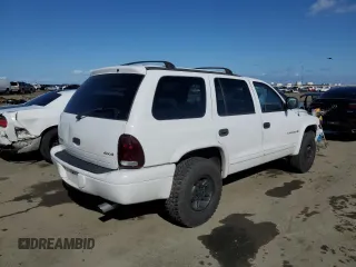 1999 Dodge Durango z VIN 1B4HS28Z5XF638406, wystawiony jako Copart lot #43786395 z przebiegiem 156 013 mil mil oraz Czysty tytuł • Clean title. Historia ofert i sprzedaży dostępna na DreamBid. Obrazek 3.