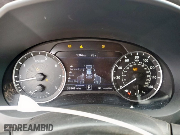 2019 Infiniti QX50 Luxe with VIN 3PCAJ5M11KF139348, listed as a Copart auction lot 62940735 with 36,969 mi miles and Salvage title. Bid and sale history available at DreamBid. Image 9.