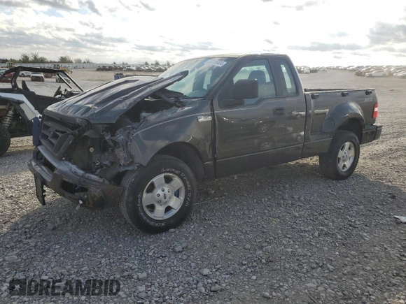 2006 Ford F-150 STX with VIN 1FTRF02286KC76752, listed as a Copart auction lot 76233404 with 135,093 mi miles and Salvage Title. Bid and sale history available at carsss.com. Image 1.