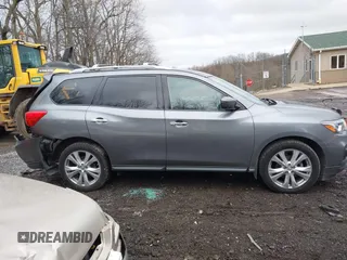 2018 Nissan Pathfinder SL with VIN 5N1DR2MM9JC621801, listed as a IAAI auction lot 41924143 with 80,325 mi miles and . Bid and sale history available at DreamBid. Image 13.