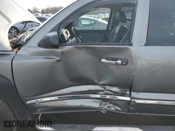 2005 Dodge Dakota Laramie with VIN 1D7HW58N25S204671, listed as a Copart auction lot 83838314 with 122,540 mi miles and Salvage Title. Bid and sale history available at DreamBid. Image 7.