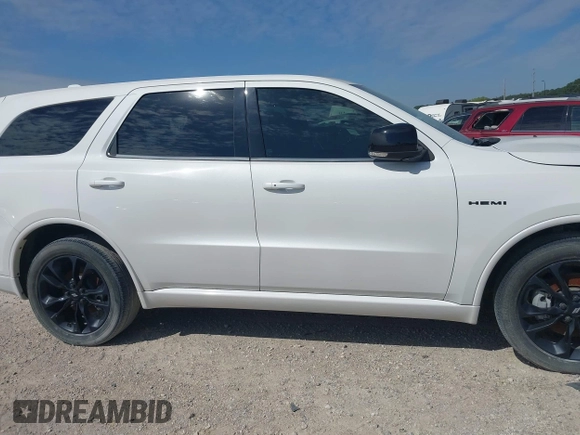 2020 Dodge Durango R/T with VIN 1C4SDHCT4LC186999, listed as a IAAI auction lot 38556165 with 29,393 mi miles and . Bid and sale history available at DreamBid. Image 13.