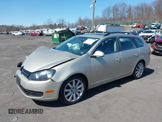 2014 Volkswagen Jetta SportWagen TDI with VIN 3VWPL7AJ8EM610672, listed as a IAAI auction lot 41811091 with 129,554 mi miles. Bid and sale history available at carsss.com. Image 17.