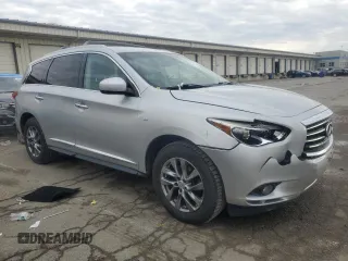 2015 Infiniti QX60 with VIN 5N1AL0MM9FC559512, listed as a Copart auction lot 49657615 with 137,820 mi miles and Salvage title. Bid and sale history available at DreamBid. Image 4.