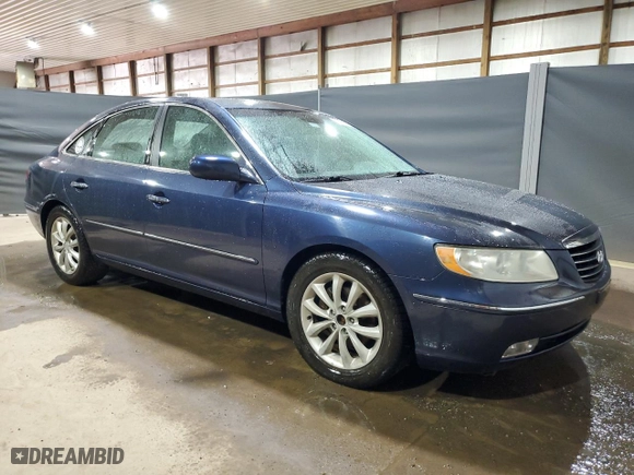 2007 Hyundai Azera SE with VIN KMHFC46F37A181759, listed as a Copart auction lot 77031524 with 179,885 mi miles and Clean Title. Bid and sale history available at carsss.com. Image 4.