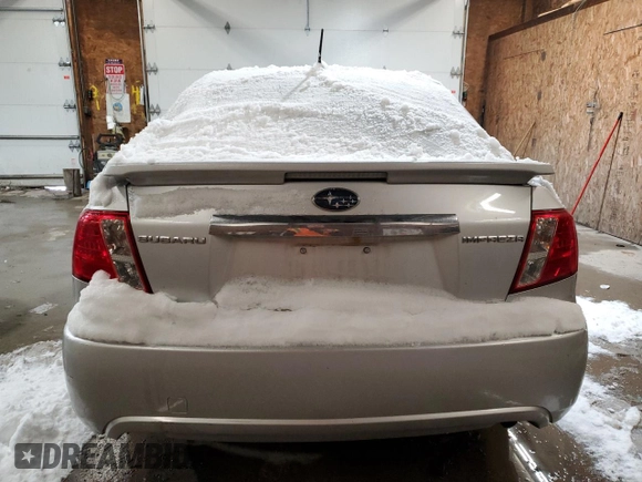 2008 Subaru Impreza Sedan (Natl) i w/Premium Pkg with VIN JF1GE61698G503203, listed as a Copart auction lot 87716435 with 160,884 mi miles and Salvage Title. Bid and sale history available at carsss.com. Image 6.