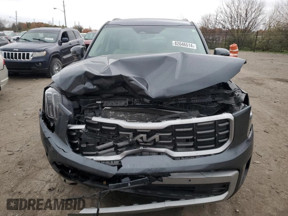 2023 Kia Telluride SX with VIN 5XYP54GC6PG380134, listed as a Copart auction lot 82046514 with 17,720 mi miles and Salvage title. Bid and sale history available at DreamBid. Image 5.