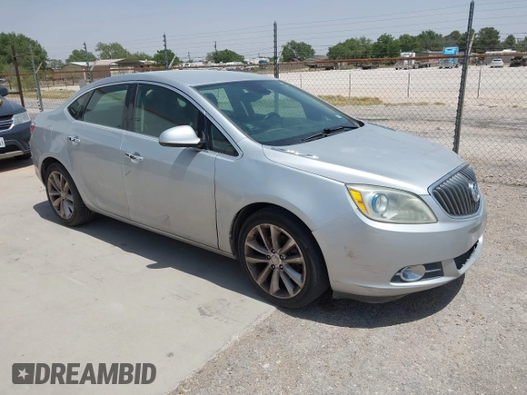 2013 Buick Verano with VIN 1G4PP5SKXD4213084, listed as a IAAI auction lot 42006016 with 195,041 mi miles. Bid and sale history available at carsss.com. Image 1.