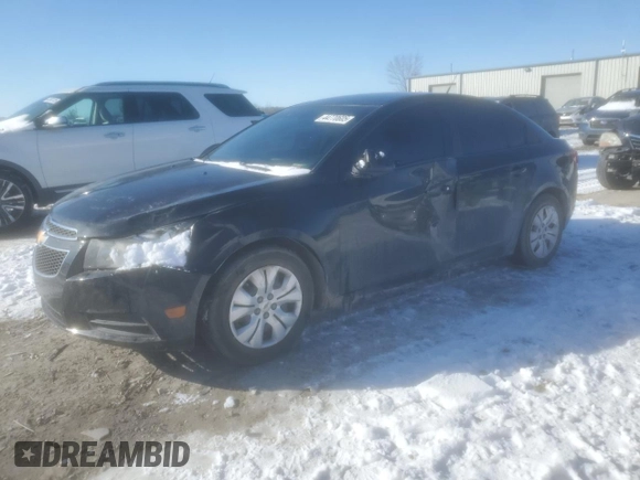 2014 Chevrolet Cruze LS with VIN 1G1PA5SH6E7147426, listed as a Copart auction lot 44770605 with 160,001 mi miles and Salvage Title. Bid and sale history available at carsss.com. Image 1.