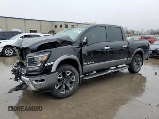 2023 Nissan Titan Pro-4X с VIN 1N6AA1ED5PN117960, выставлен на аукционе Copart как лот 42931505 с пробегом 19 754 миль миль и Списание • Salvage title. История ставок и продаж доступна на DreamBid. Изображение 1.