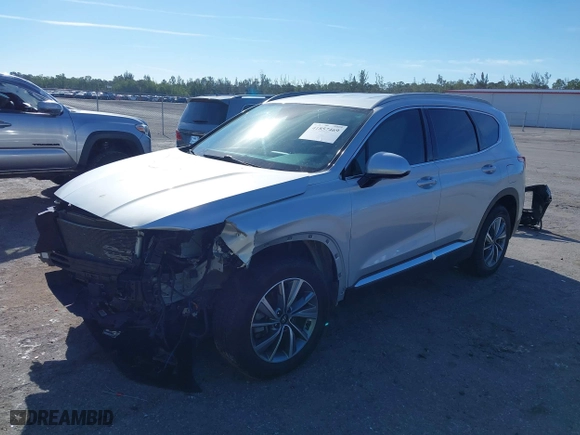 2020 Hyundai Santa Fe SEL with VIN 5NMS33AD3LH161594, listed as a IAAI auction lot 41857469 with 129,374 mi miles. Bid and sale history available at carsss.com. Image 17.