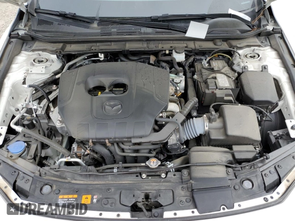 2023 Mazda 3 S Carbon Edition with VIN 3MZBPACM2PM370458, listed as a Copart auction lot 82400504 with 24,460 mi miles and Salvage title. Bid and sale history available at DreamBid. Image 12.