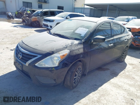 2015 Nissan Versa SV with VIN 3N1CN7AP5FL898189, listed as a IAAI auction lot 41797118 with 206,357 mi miles. Bid and sale history available at carsss.com. Image 16.