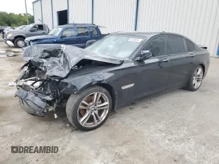 2015 BMW 7 Series 740i with VIN WBAYA6C59FGK16422, listed as a Copart auction lot 62508495 with 70,195 mi miles and Salvage title. Bid and sale history available at DreamBid. Image 1.