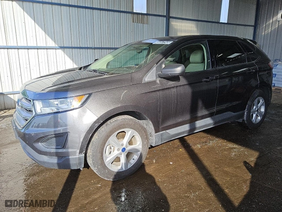 2017 Ford Edge SE with VIN 2FMPK4G98HBB30005, listed as a Copart auction lot 46057245 with 104,301 mi miles and Clean Title. Bid and sale history available at carsss.com. Image 1.