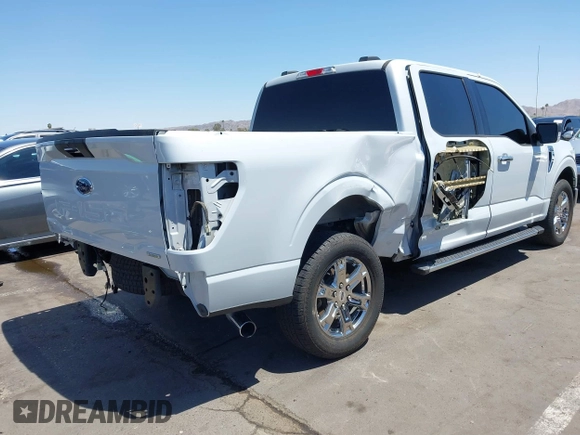 2021 Ford F-150 XL with VIN 1FTEW1CP4MKD82871, listed as a IAAI auction lot 42301025 with 54,757 mi miles and . Bid and sale history available at DreamBid. Image 4.