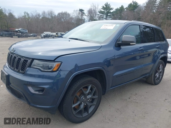 2021 Jeep Grand Cherokee Limited z VIN 1C4RJFBG1MC565928, wystawiony jako IAAI lot #41814256 z przebiegiem 70 324 mil mil oraz . Historia ofert i sprzedaży dostępna na DreamBid. Obrazek 17.