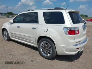 2012 GMC Acadia Denali with VIN 1GKKRTED2CJ247504, listed as a IAAI auction lot 39712204 with 134,223 mi miles and . Bid and sale history available at DreamBid. Image 3.