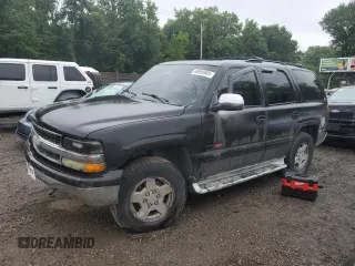 2001 Chevrolet Tahoe LT with VIN 1GNEK13TX1J116403, listed as a Copart auction lot 60800985 with Not provided miles and Salvage title. Bid and sale history available at DreamBid. Image 1.