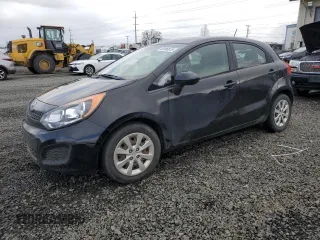 2015 Kia Rio LX with VIN KNADM5A30F6509794, listed as a Copart auction lot 46906075 with 80,546 mi miles and Clean Title. Bid and sale history available at carsss.com. Image 1.