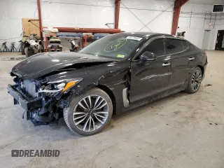 2018 Kia Stinger Premium with VIN KNAE25LA0J6024179, listed as a Copart auction lot 45175454 with 53,461 mi miles and Non Repairable. Bid and sale history available at DreamBid. Image 1.
