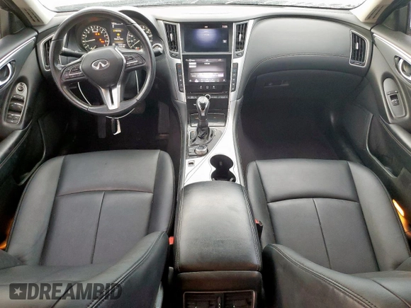 2020 Infiniti Q50 3.0t SPORT with VIN JN1EV7AP8LM207991, listed as a Copart auction lot 49903855 with 110,361 mi miles and Salvage Title. Bid and sale history available at carsss.com. Image 8.