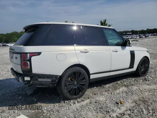 2020 Land Rover Range Rover HSE with VIN SALGS2RU7LA574256, listed as a Copart auction lot 54855955 with 43,429 mi miles and Salvage title. Bid and sale history available at DreamBid. Image 3.