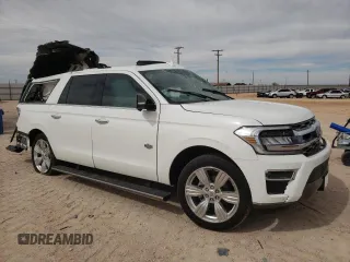 2022 Ford Expedition Max King Ranch with VIN 1FMJK1PT2NEA48688, listed as a Copart auction lot 41722673 with Not Provided miles and Salvage Title. Bid and sale history available at DreamBid. Image 4.