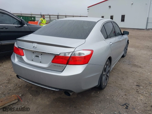 2014 Honda Accord Sedan Sport with VIN 1HGCR2F56EA231019, listed as a IAAI auction lot 41407505 with 134,273 mi miles. Bid and sale history available at carsss.com. Image 4.