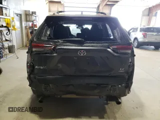 2019 Toyota RAV4 LE with VIN JTMG1RFV3KJ007024, listed as a Copart auction lot 53364185 with 92,591 mi miles and Salvage Title. Bid and sale history available at carsss.com. Image 6.