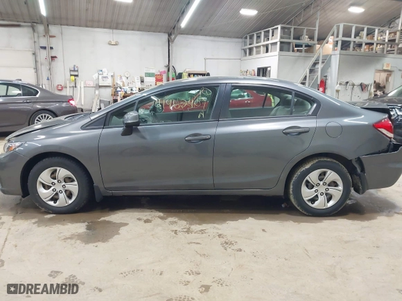 2013 Honda Civic Sdn LX with VIN 19XFB2F51DE200787, listed as a IAAI auction lot 41962907 with 96,849 mi miles. Bid and sale history available at carsss.com. Image 14.
